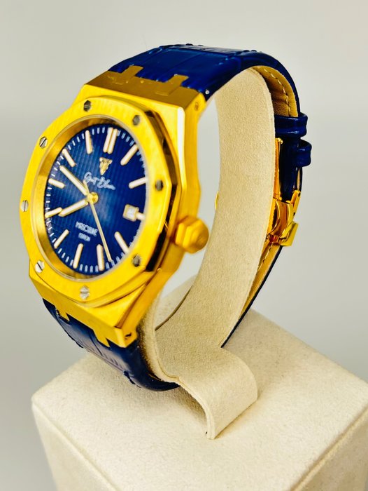 GB Watches - Masculine Edition Navy Blue-Gold farbe - No Reserve Price - Men - 2011-present