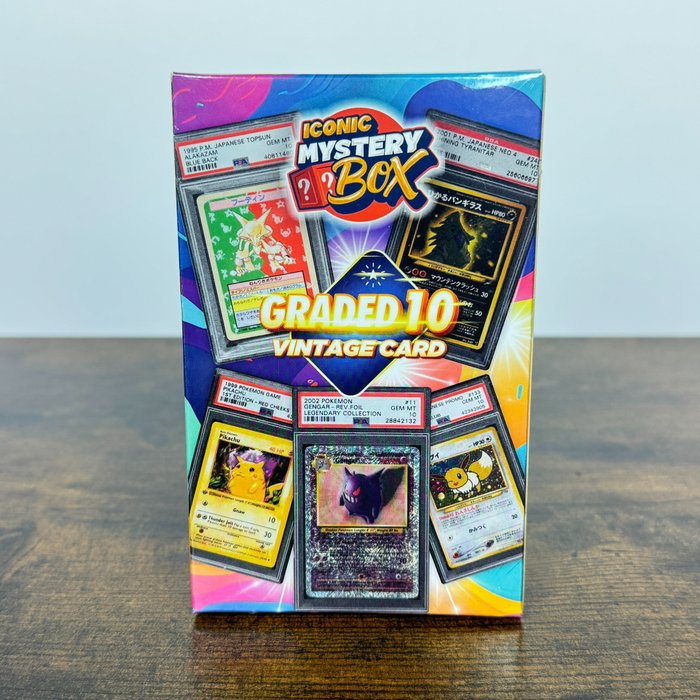 Iconic Mystery Box - Graded 10 Vintage Card Box - Pokémon Mystery box