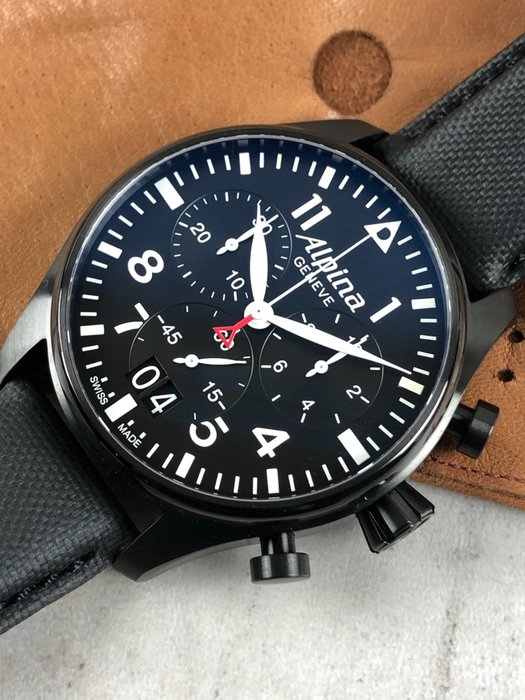 Alpina - Startimer Pilot Big Date Chronograph "NO RESERVE PRICE" - χωρίς τιμή ασφαλείας - AL-372B4FBS6 - Άνδρες - 2011-σήμερα