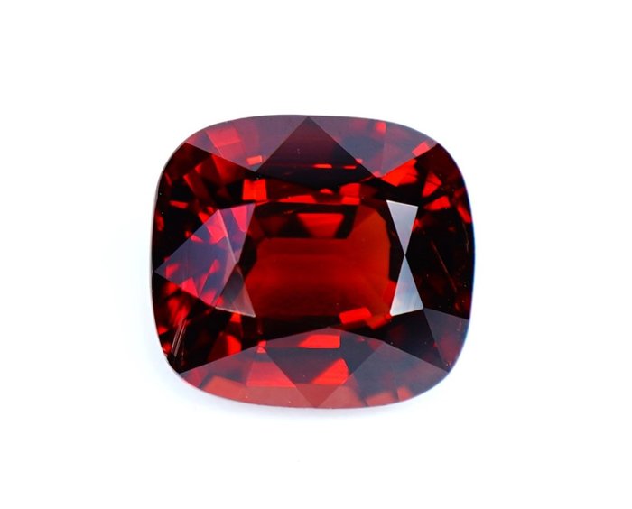 色彩细腻鲜艳/深红色（橙色） 尖晶石 - 1.63 ct