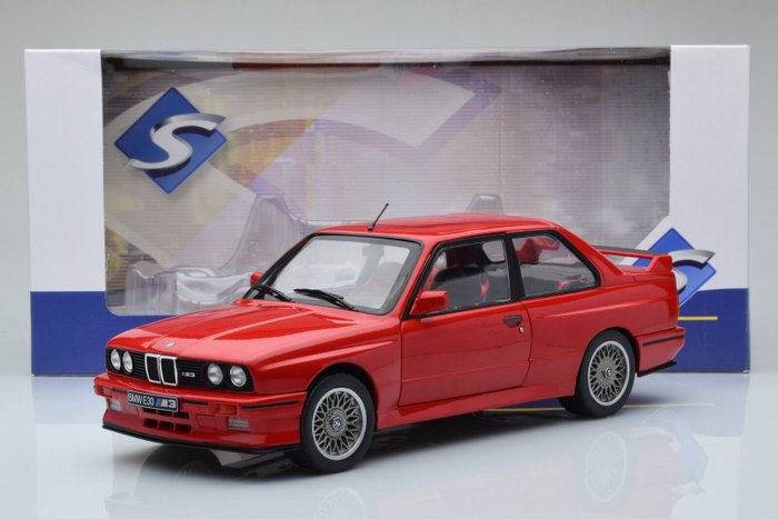 Solido 1:18 - 模型運動車 - BMW E30 M3 1986 - 帶開門的壓鑄模型