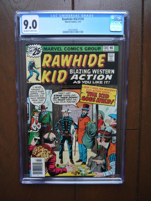 Rawhide Kid (1955) # 134 - CGC Graded 9.0 - 1 Comic - Prima edizione/1976