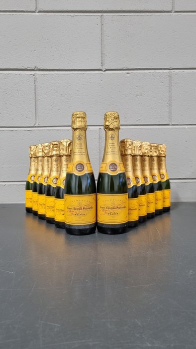 Veuve Clicquot Ponsardin, Carte Jaune ('90s) - 香槟地 - 12 Quarter Bottles (0.2L)