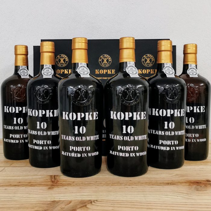 Kopke - Porto 10 Years Old White - 6 Flaskor (0,75L)