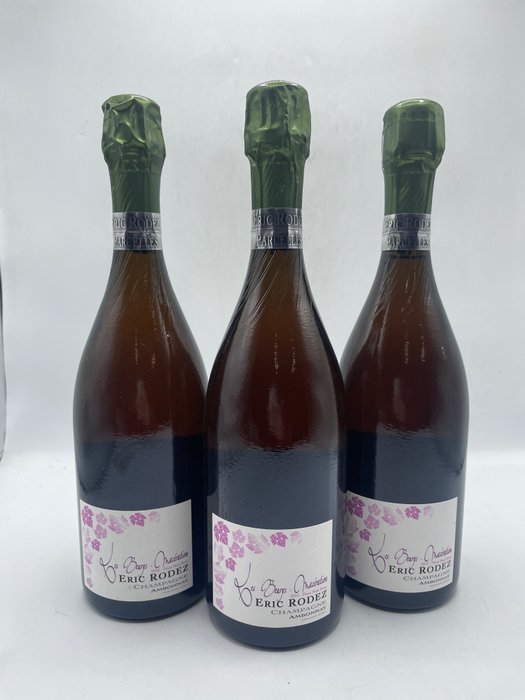 2016 eric rodez, Eric Rodez, Rosé Les Beurys Maceration Pinot Noir - Champagne - 3 Bottiglie (0,75 L)
