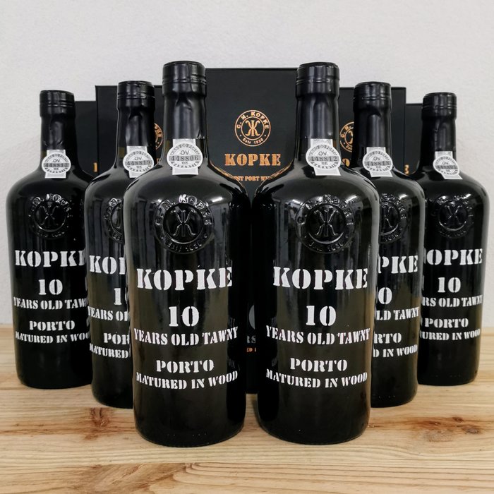 Kopke - Oporto 10 years old Tawny - 6 Bottiglie (0,75 L)