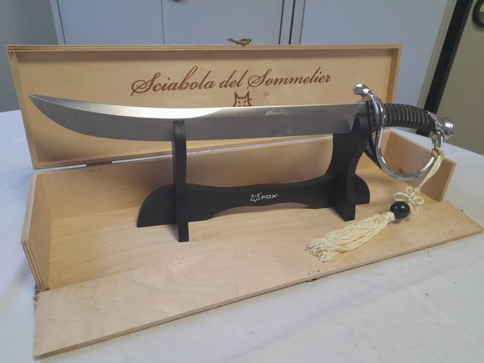 Fox Knives - Kitchen knife - Sommelier Sabre - Sciabola del Sommelier -  Steel - Italy - Catawiki