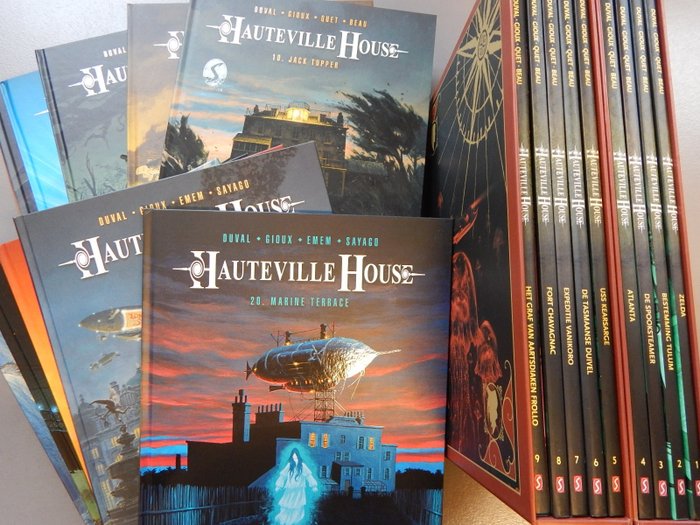 Hauteville House 1 t/m 20 - Complete reeks + 2x schuifbox - 20 Album - 2007/2023