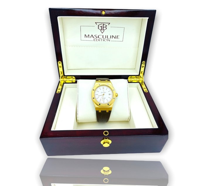 GB Watches - Masculine Edition BROWN-WHITE-GOLD - Fără preț de rezervă - Bărbați - 2011-prezent