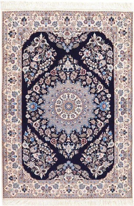 Nain 6LA - very fine with lots of silk - Carpet - 145 cm - 100 cm
