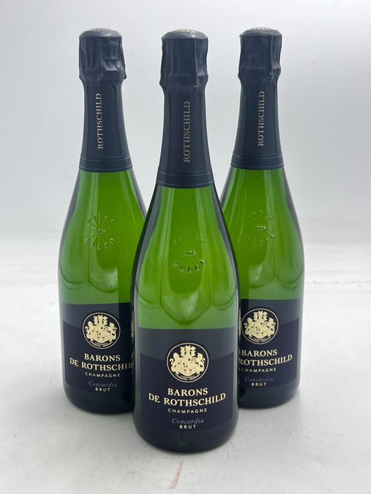Barons de Rothschild, Concordia Brut - Champagne - 3 Bottiglie (0,75 L)