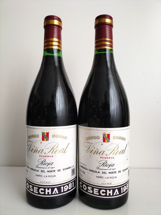 1981 C.V.N.E. Viña Real - Rioja Reserva - 2 Bottles (0.75L)