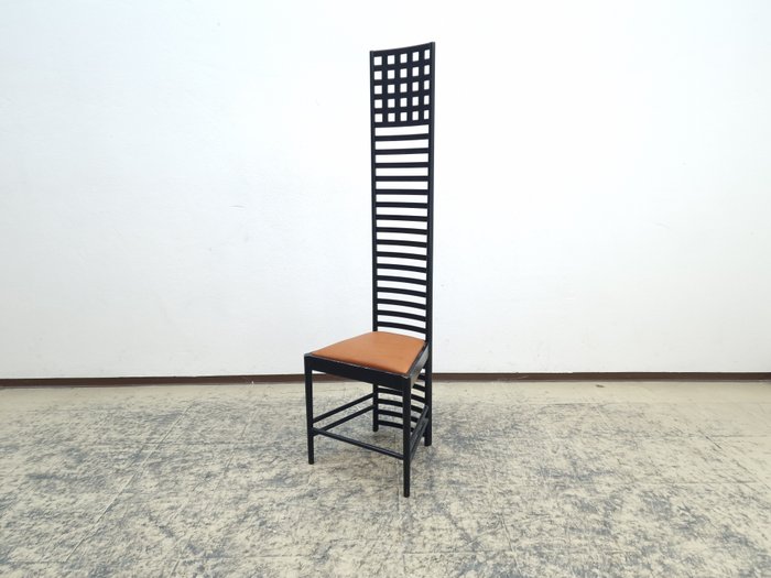 Cassina - Charles Rennie Mackintosh - 椅子 - 希尔之家 - 木, 皮革