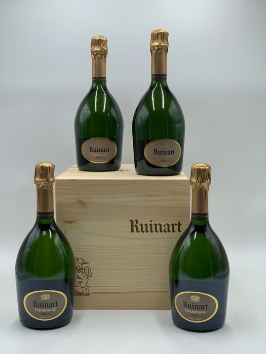 Ruinart, Caisse Cave - Champagne Brut - 4 Bouteilles (0,75 L)