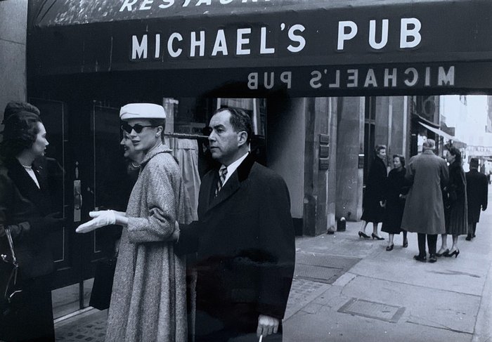 Paul Slade (1924-1979) - Grace Kelly at Michael's Pub, New York, c.1960