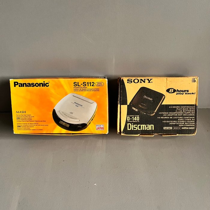 Panasonic, Sony - D-140 & SL-S112 Lettore CD - Modelli vari - Catawiki
