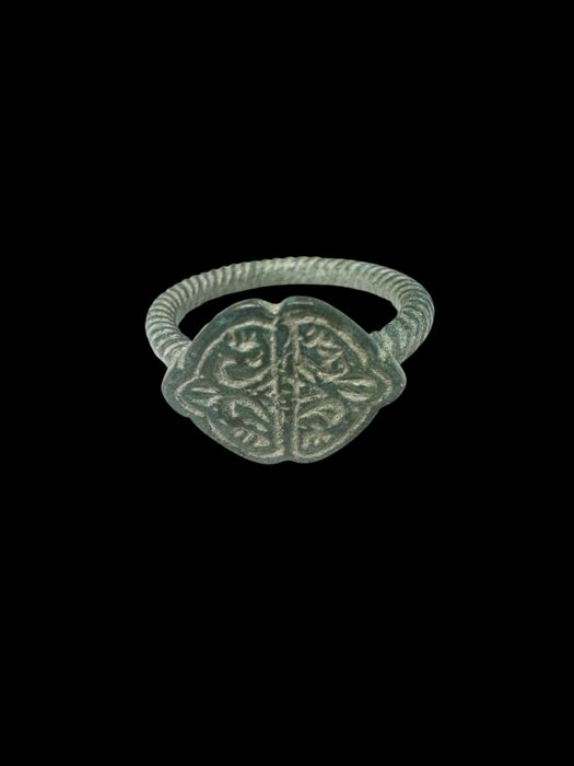 後羅馬時期／前拜占庭時期 青銅色 戒指