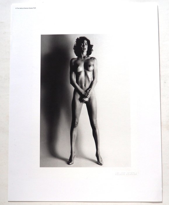 Helmut Newton - Big Nude. Henrietta. Parigi. 1980.