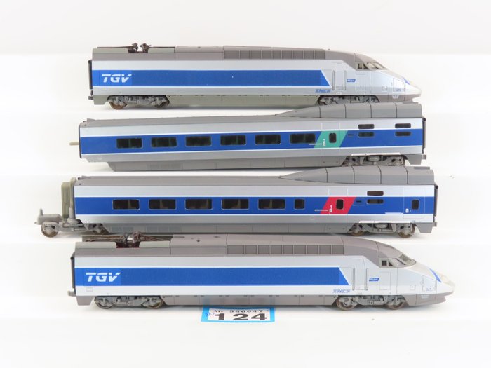 Image 3 of Lima H0 - 149708 - Train unit - 4-piece set TGV Réseau Nord-Europe - SNCF