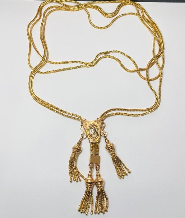 Preview of the first image of 9 kt. Gold - Necklace.