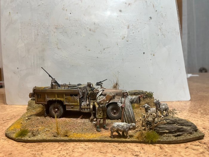 Preview of the first image of Italeri - Diorama Camionetta S.A.S. Inglese WW2 - 1990-1999 - Italy.