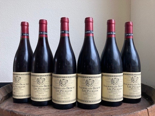 2015 Savigny-les-Beaune 1° Cru "Les Peuillets" - Louis Jadot - Borgoña - 6 Botellas (0,75 L)