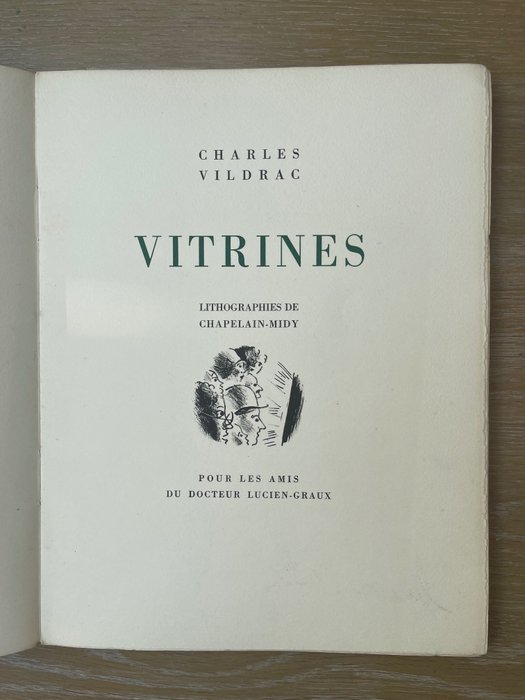 Image 2 of Charles Vildrac / Chapelain Midy [signé] - Vitrines - 1930