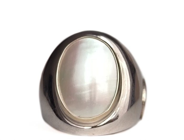 Preview of the first image of Trezeta Gioeilli - 18 kt. White gold - Ring.