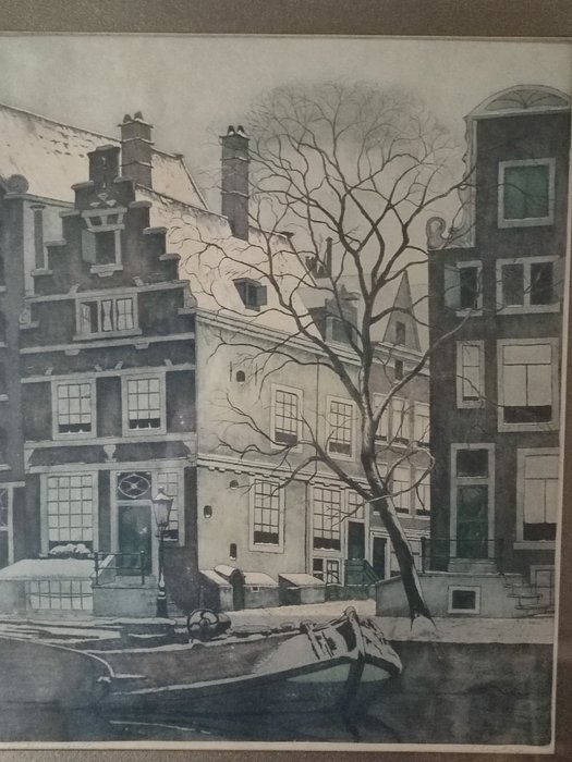 Preview of the first image of Frans Everbag(1877-1947) - Herengracht Amsterdam.