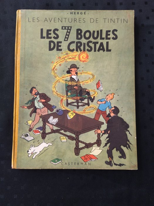 Preview of the first image of Tintin T13 - Les 7 boules de cristal (B2) - C - (1948).