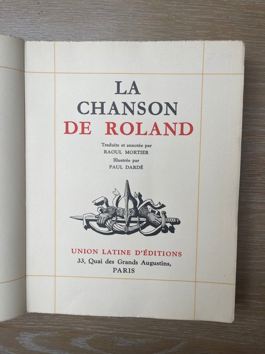 Image 3 of Raoul Mortier [trad.] / Paul Dardé [ill.] - La Chanson de Roland - 1931
