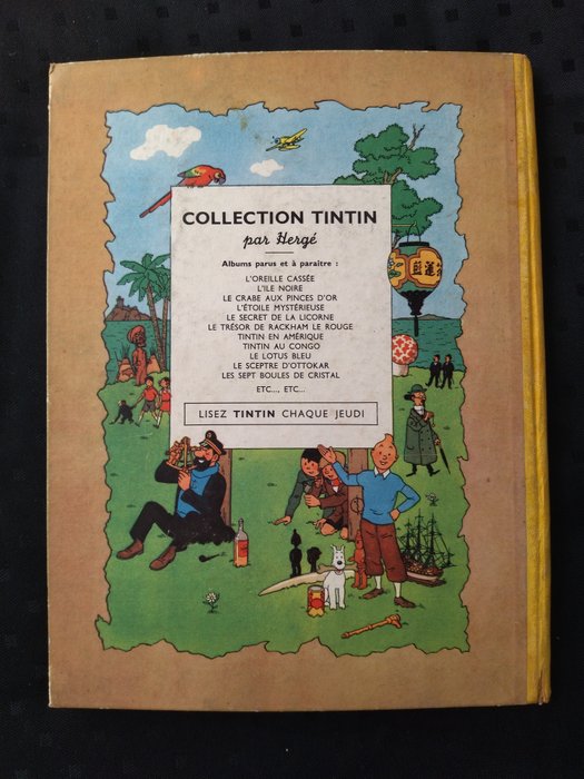 Image 2 of Tintin T13 - Les 7 boules de cristal (B2) - C - (1948)
