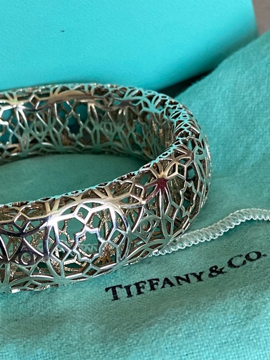 Preview of the first image of Tiffany & co Paloma Picasso Marrakesh - 925 Silver - Bracelet.