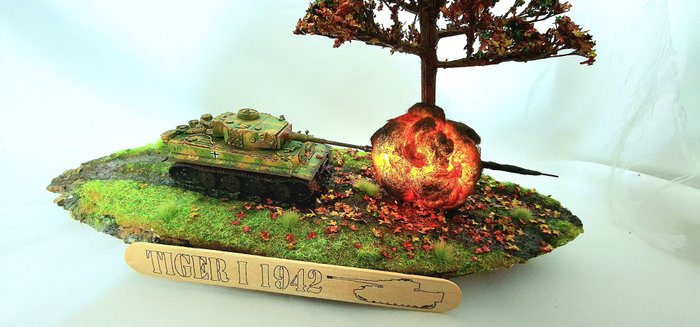 Preview of the first image of Trumpeter - Diorama Tank Tiger I 1942 WW2 - 2000-present.