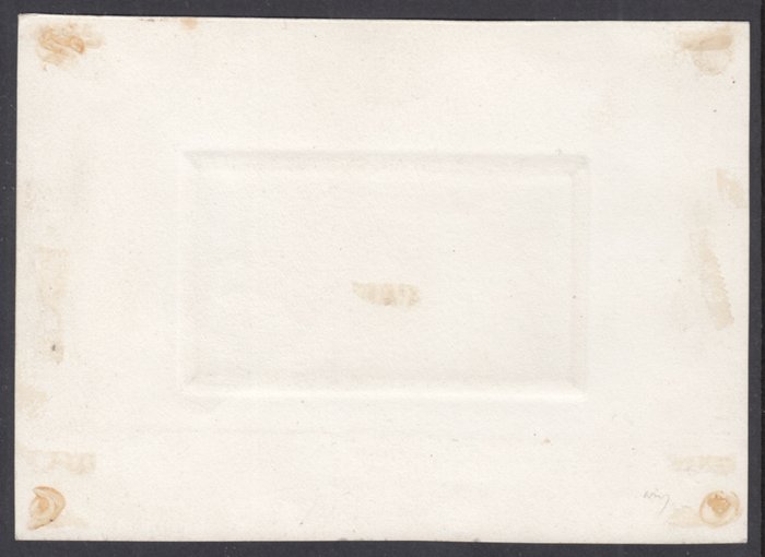 Image 2 of Netherlands 1869 - King William III, Delpierre proof on white cardboard paper