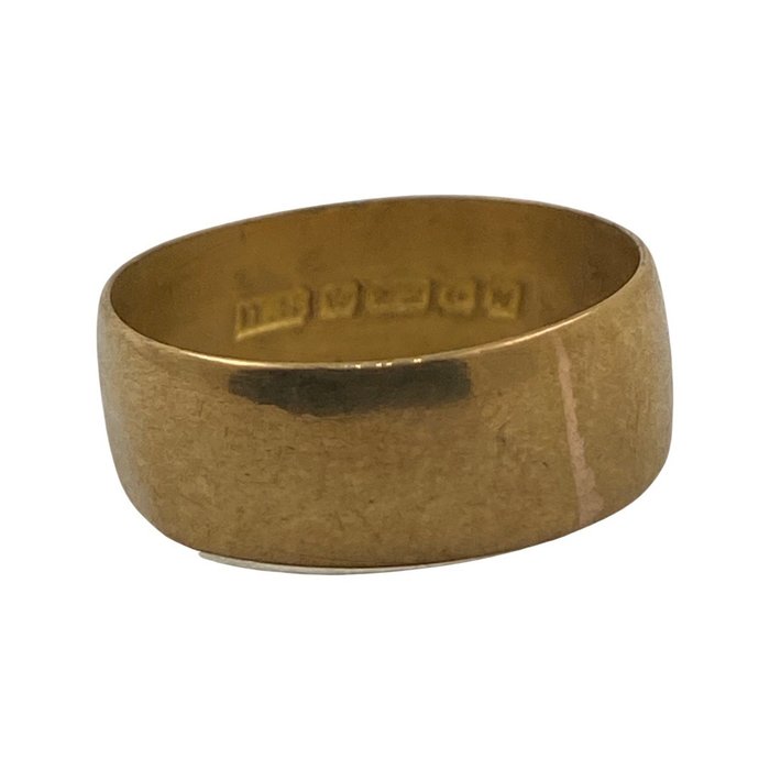 Preview of the first image of Vintage Wedding 22 k gold ring - 22 kt. Yellow gold - Ring.