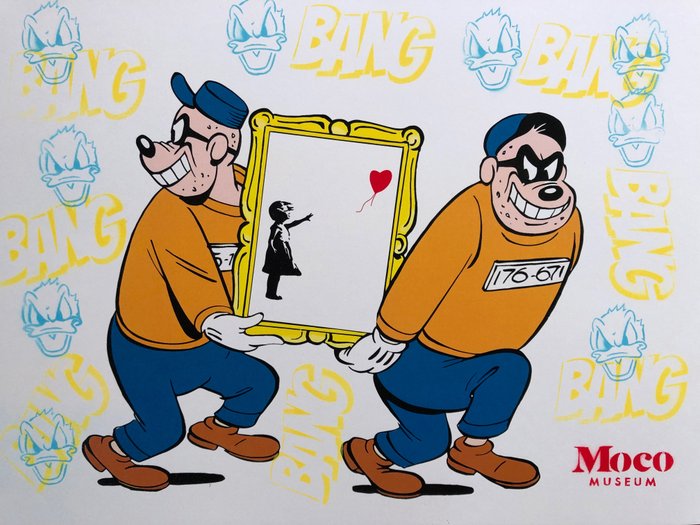 Image 2 of Koen Betjes - Beagle boys steal Banksy from the moco museum