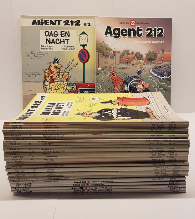 Preview of the first image of Agent 212 1 t/m 30 - Volledige Reeks - Softcover - Mixed editions (see description).