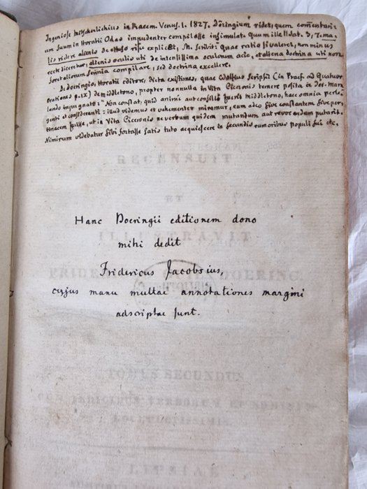 Preview of the first image of Q. Horatius Flaccus/ F.W. Doering/ F. Jacobs - Opera Omnia - Recensuit et Illustravit Fridericus Gu.