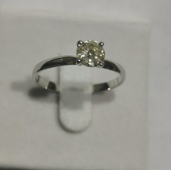 Image 2 of 14 kt. White gold - Ring - 0.66 ct Diamond