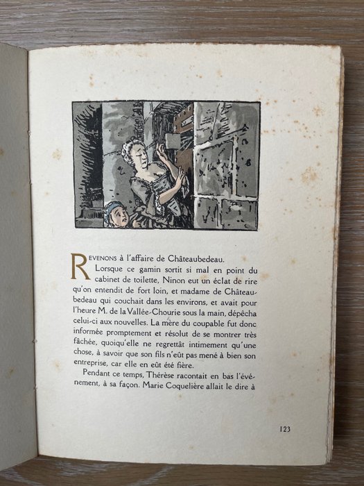 Image 3 of Rene Boylesve / Alexandre Benois - La Lecon d'amour dans un parc - 1927