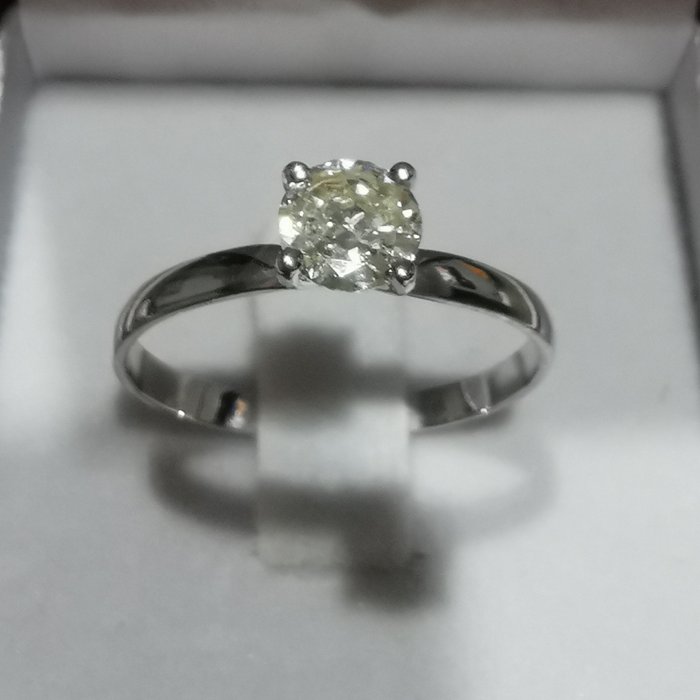 Image 3 of 14 kt. White gold - Ring - 0.66 ct Diamond