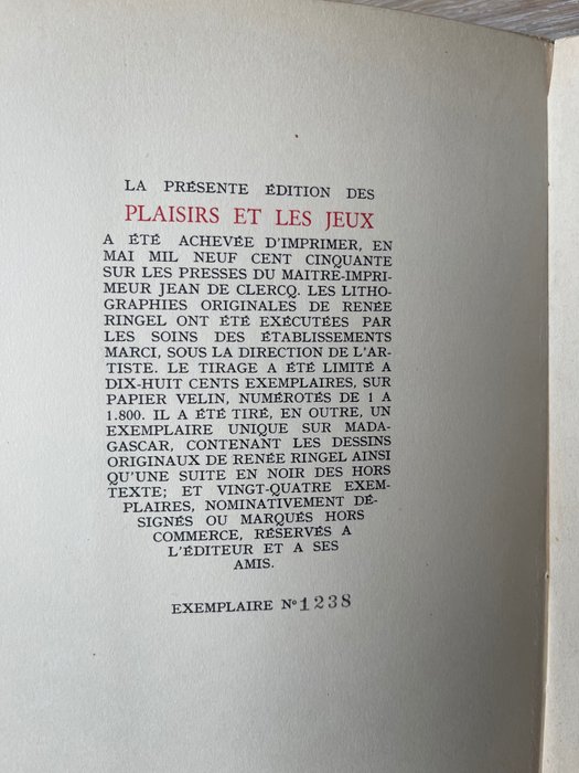 Image 3 of Georges Duhamel / Renée Ringel - Les plaisirs et les jeux - 1950