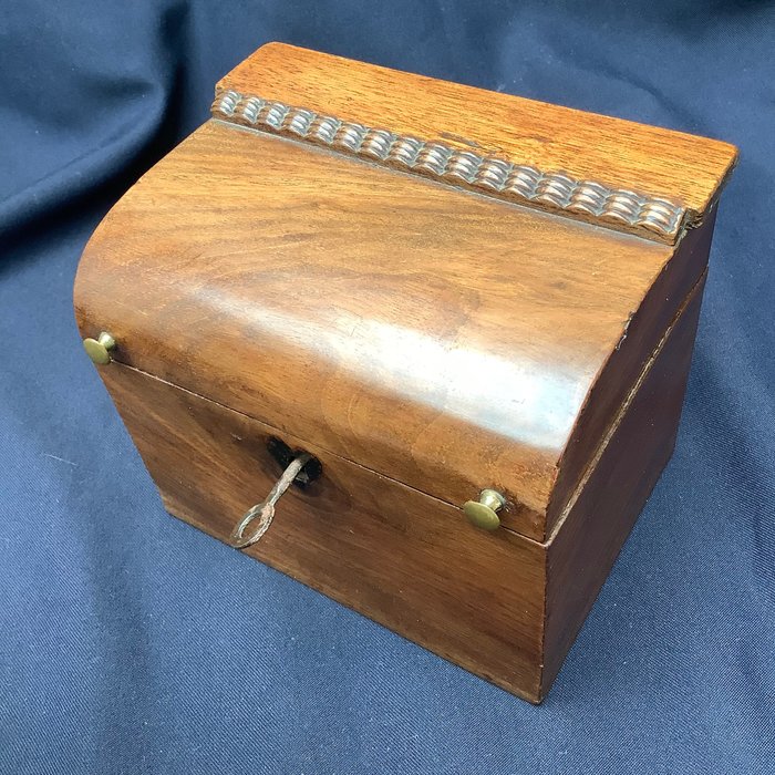 Image 2 of Tea box jewelry box - Wood - Early 20th century