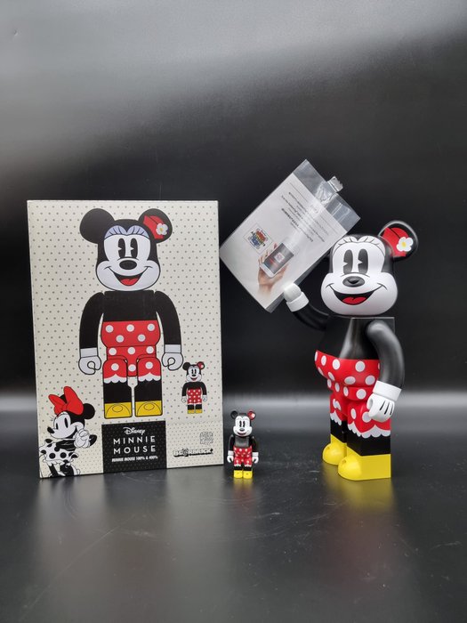 Image 2 of Disney Be@rbrick Minnie Mouse 400% & 100% - Minnie Mouse