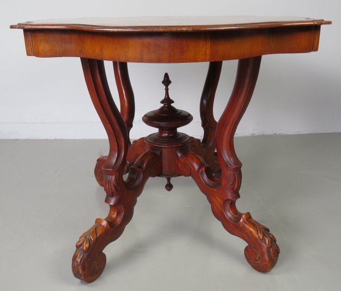 Image 2 of Dining table - Mahogany - Mid 19th century