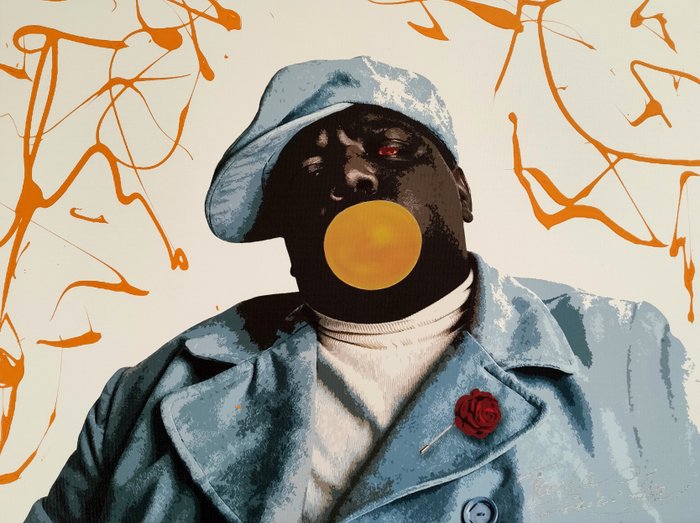 Preview of the first image of TedyZet (XX) - POP_ The Notorious BIG in blue.