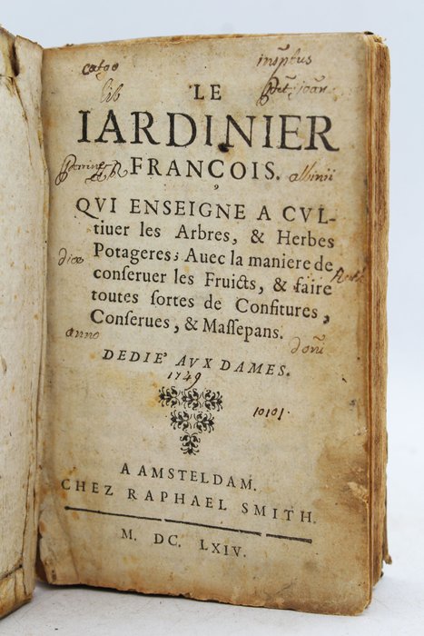 Preview of the first image of Nicolas De Bonnefons - Le Jardinier François - 1664.