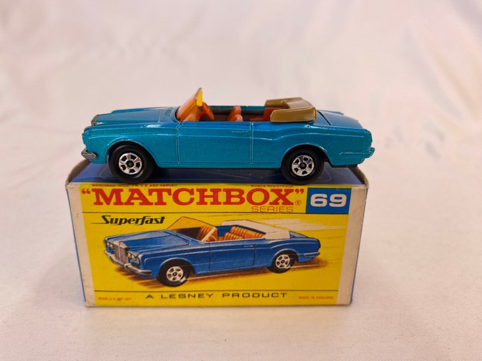 Preview of the first image of Matchbox Superfast - 1:64 - Rolls Royce Silver Shadow Cabriolet Nr. 69.