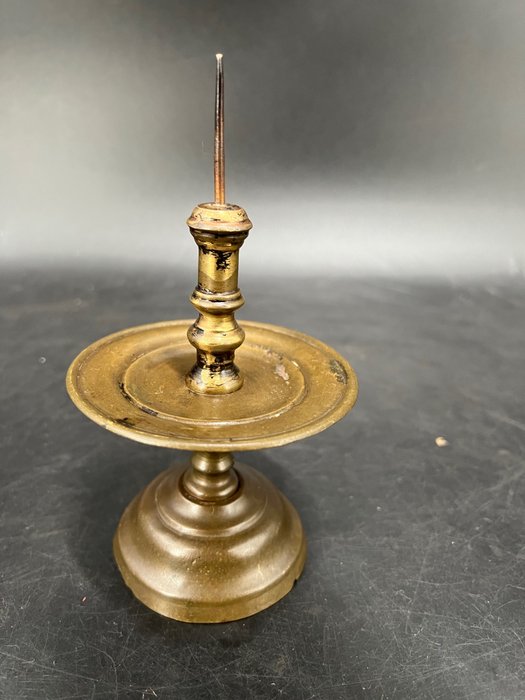 Image 3 of Dutch collar candlestick - Brass - Early 20th century